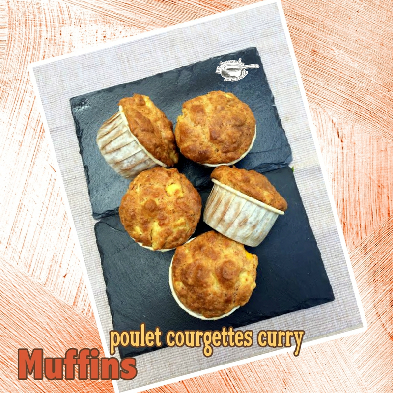 muffins poulet courgettes curry SCRAP
