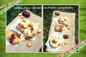 Cookies choco caramel cacahuètes caramélisées (SCRAP)