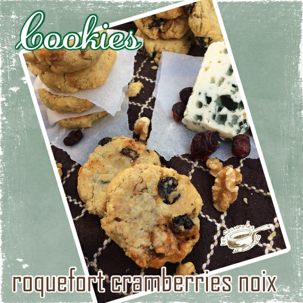 Cookies roquefort cramberries noix (SCRAP)
