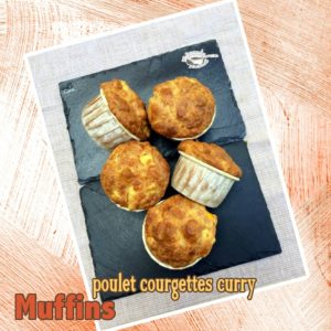muffins poulet courgettes curry