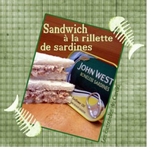 sandwich rillettes de sardine