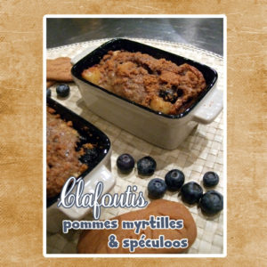 clafoutis myrtilles pommes speculoos