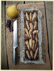 Tarte poires chocomousse