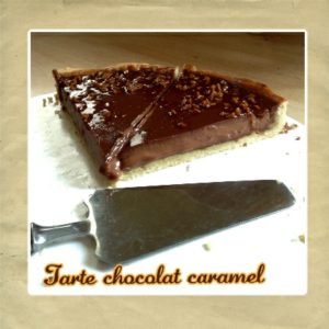 tarte chocolat caramel