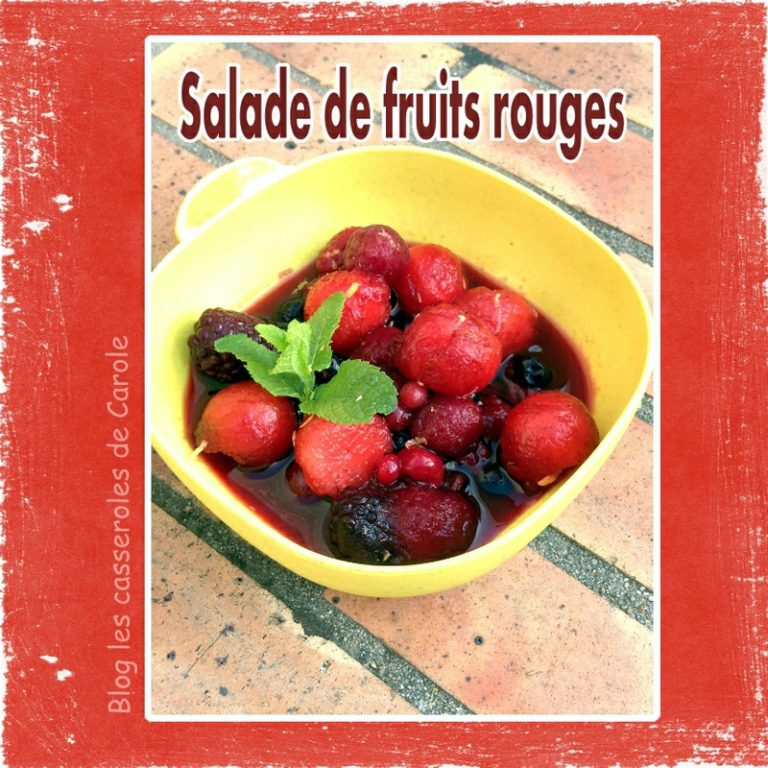 Salade de fruits rouges