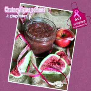 chutney figues pommes gingembre