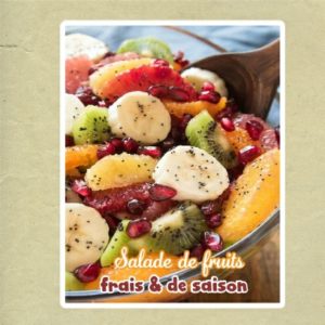 salades de fruits frais