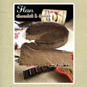 Flan chocolat épices