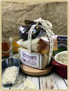 kit à offrir riz coco épices fruits secs