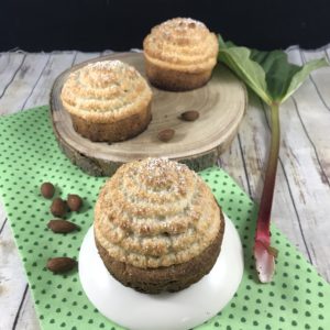 Tartelette rhubarbe macaronnée