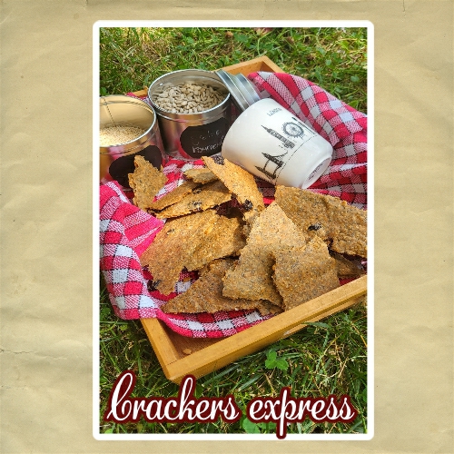 crackers express réalisés sans balance avec ou san gluten 