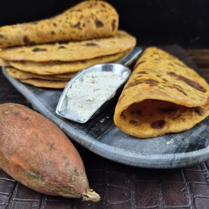 tortillas patate douce et farine épeautre